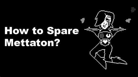 undertale mettaton ex|how to spare mettaton.